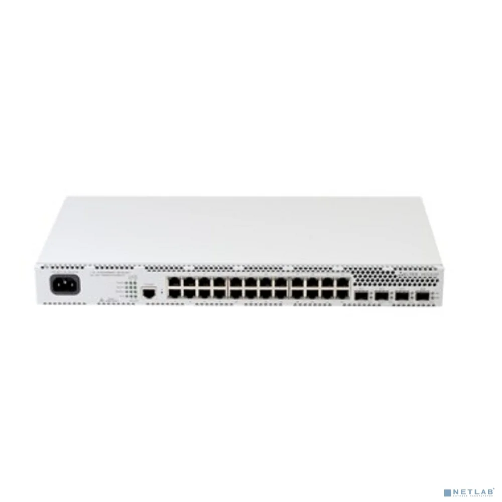 ELTEX MES2424P AC Ethernet-коммутатор 24 порта 10/100/1000BASE-T (PoE/PoE+), 4 порта 1000BASE-X/10GBASE-R, L3, 220В AC