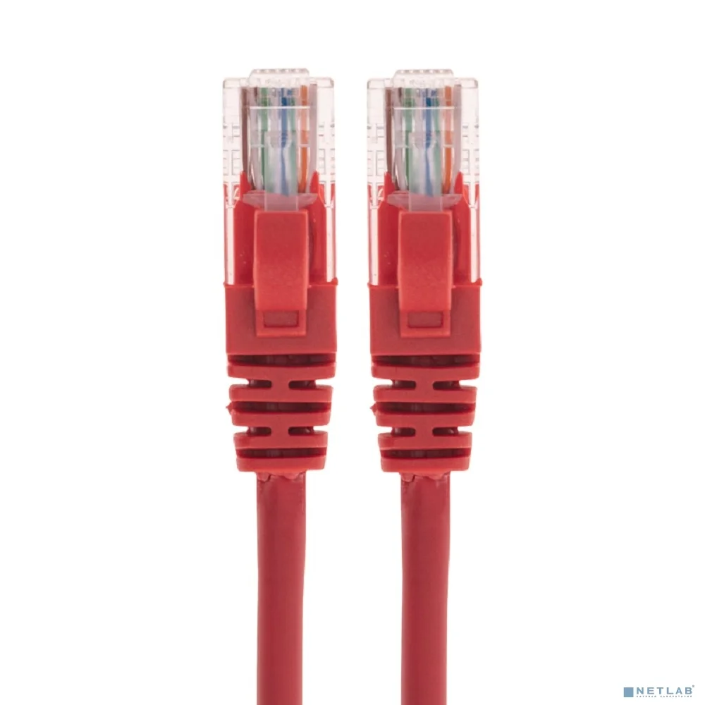 Rexant (02-0293-03) Патч-корд U/UTP, CAT 6, RJ45-RJ45, 26AWG, LSZH, красный, 0,3м