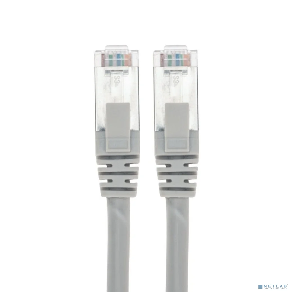 Rexant (02-0390-05) Патч-корд S/FTP, CAT 6A (10G), RJ45-RJ45, 28AWG, LSZH, серый, 0,5м