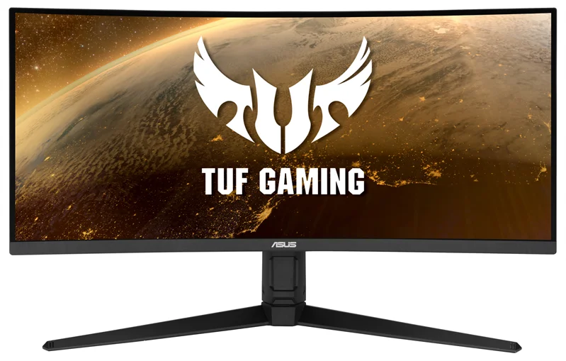 Монитор ASUS 34" TUF Gamming VG34VQL1B VA 1500R Curved 3440x1440 1ms 550cd HDR10 165Hz 2*HDMI 2*DP USB-Hub MM HAS Swivel Black
