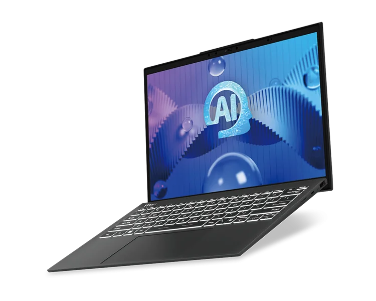 Ноутбук без сумки MSI Prestige 13 AI Evo Core Ultra7 155H 13.3" 16:10, 2.8K (2880 x 1800) OLED,LPDDR5 32GB,1TB SSD,Intel Graphics,Stellar Gray,75Whr,990g,1y,Win11 Pro,KB Eng/Rus