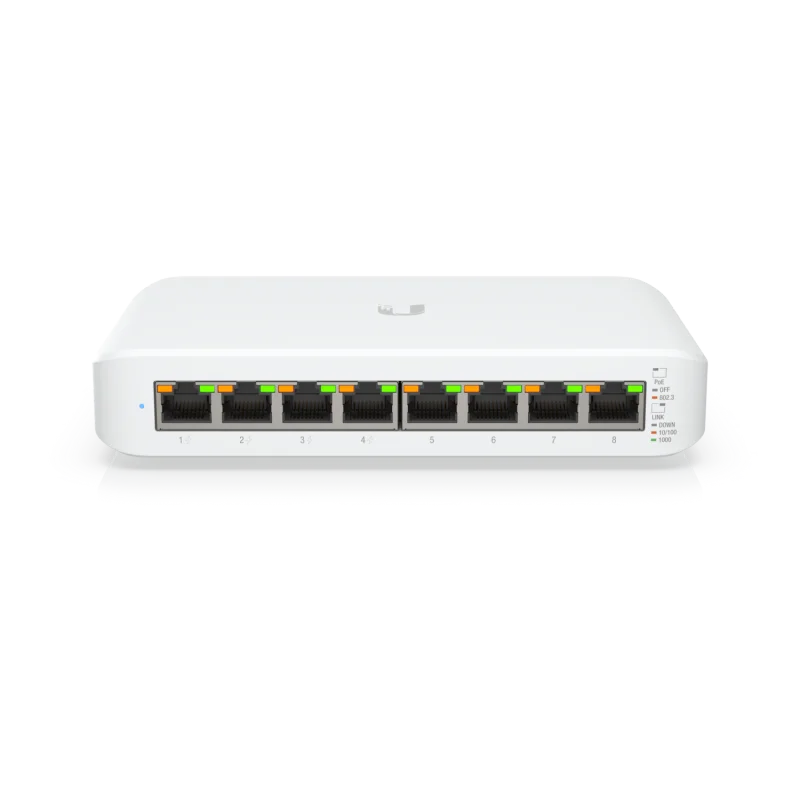 UBIQUITI USW-lite-8-POE  Коммутатор  UniFi Switch Lite 8 POE USW-lite-8-POE 3