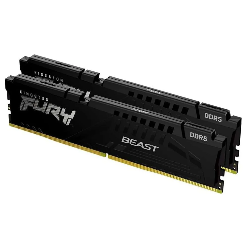 Оперативная память Kingston 64GB 5600MT/s DDR5 CL36 DIMM (Kit of 2) FURY Beast Black EXPO