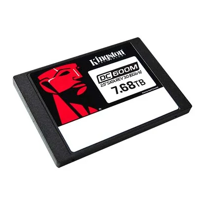 Твердотельный накопитель Kingston Enterprise SSD 7,68TB DC600M 2.5" SATA 3 R560/W530MB/s 3D TLC MTBF 2M 94 000/34 000 IOPS 14016TBW (Mixed-Use) 3 years 2