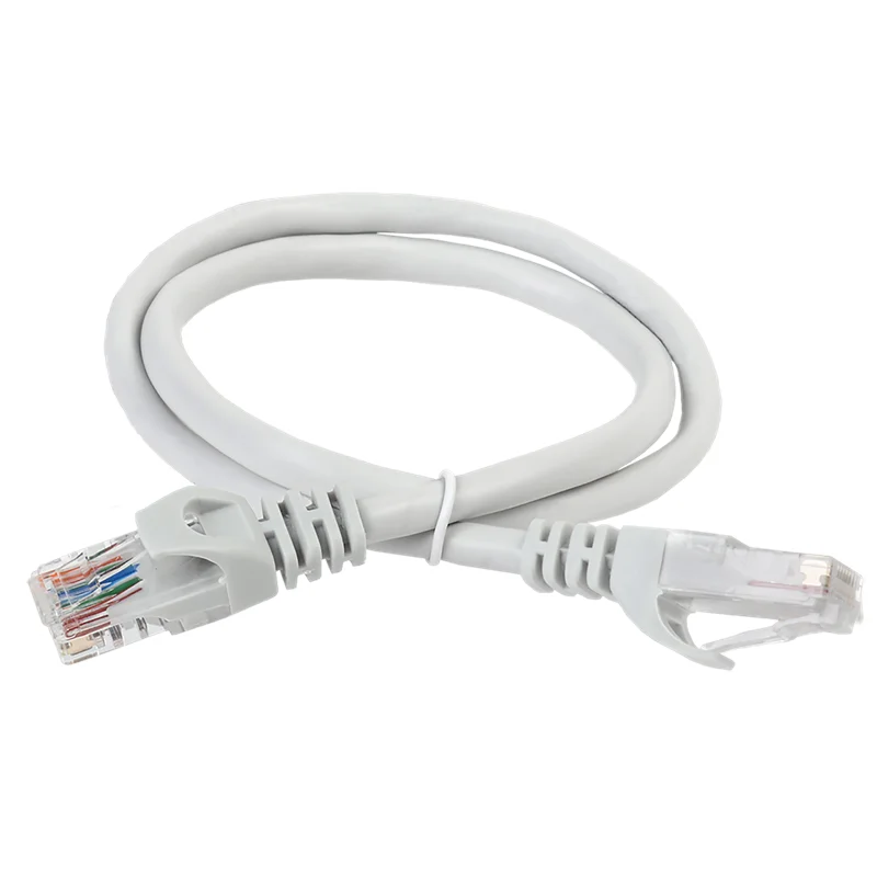 ITK RJ45(m) - RJ45(m) Cat. 6 U/UTP PVC 5м серый