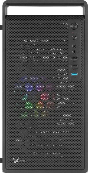корпус Formula V Line CS-109-G mATX USB3.0x1/USB2.0x2/audio (ex Aerocool)