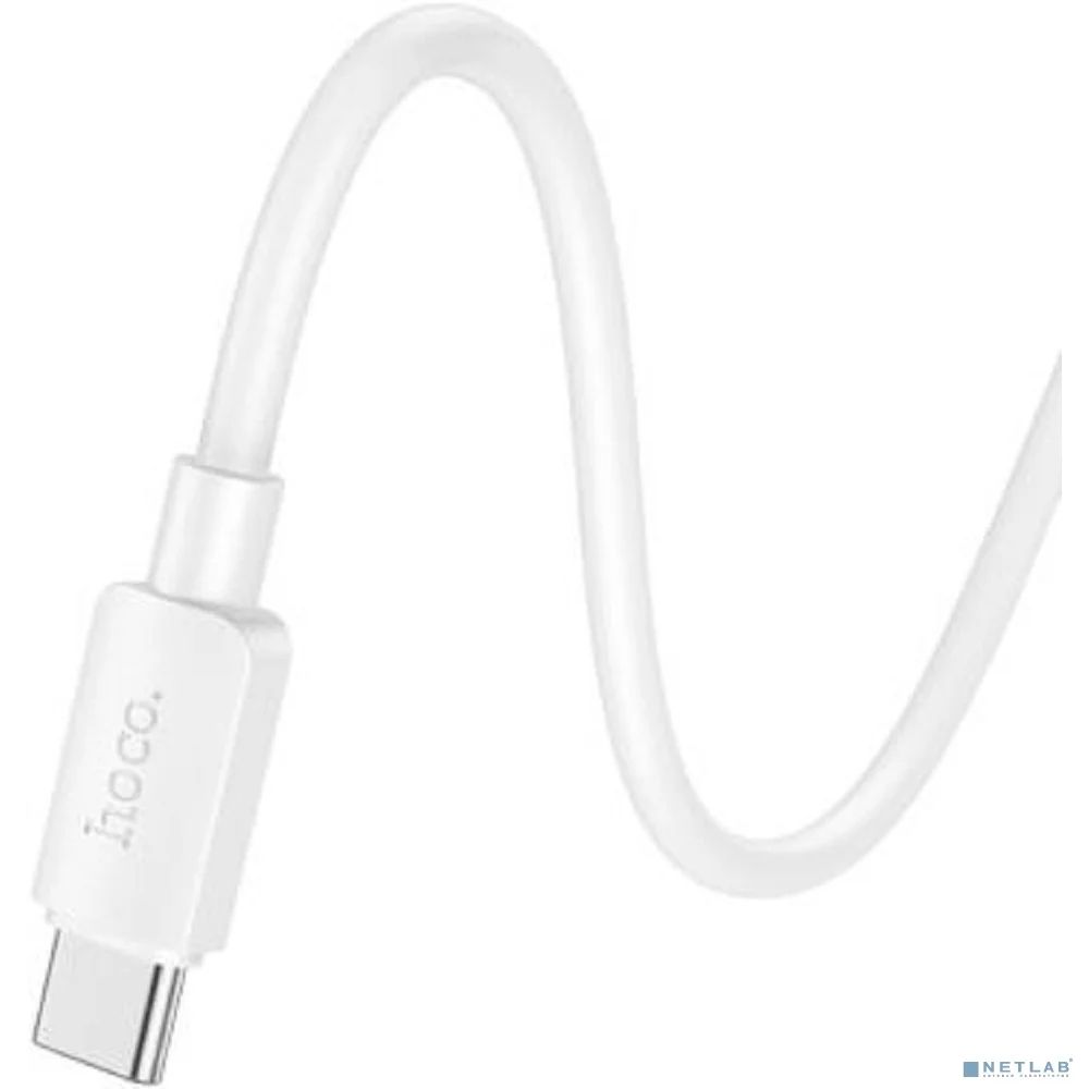 HOCO X96/ USB кабель Type-C/ 1m/ 3A/ White