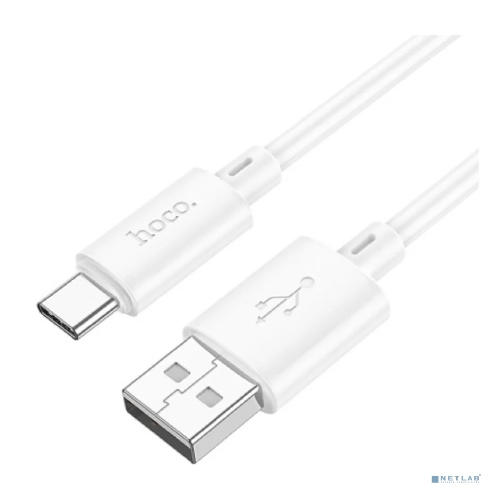 HOCO X88/ USB кабель Type-C/ 1m/ 3A/ White