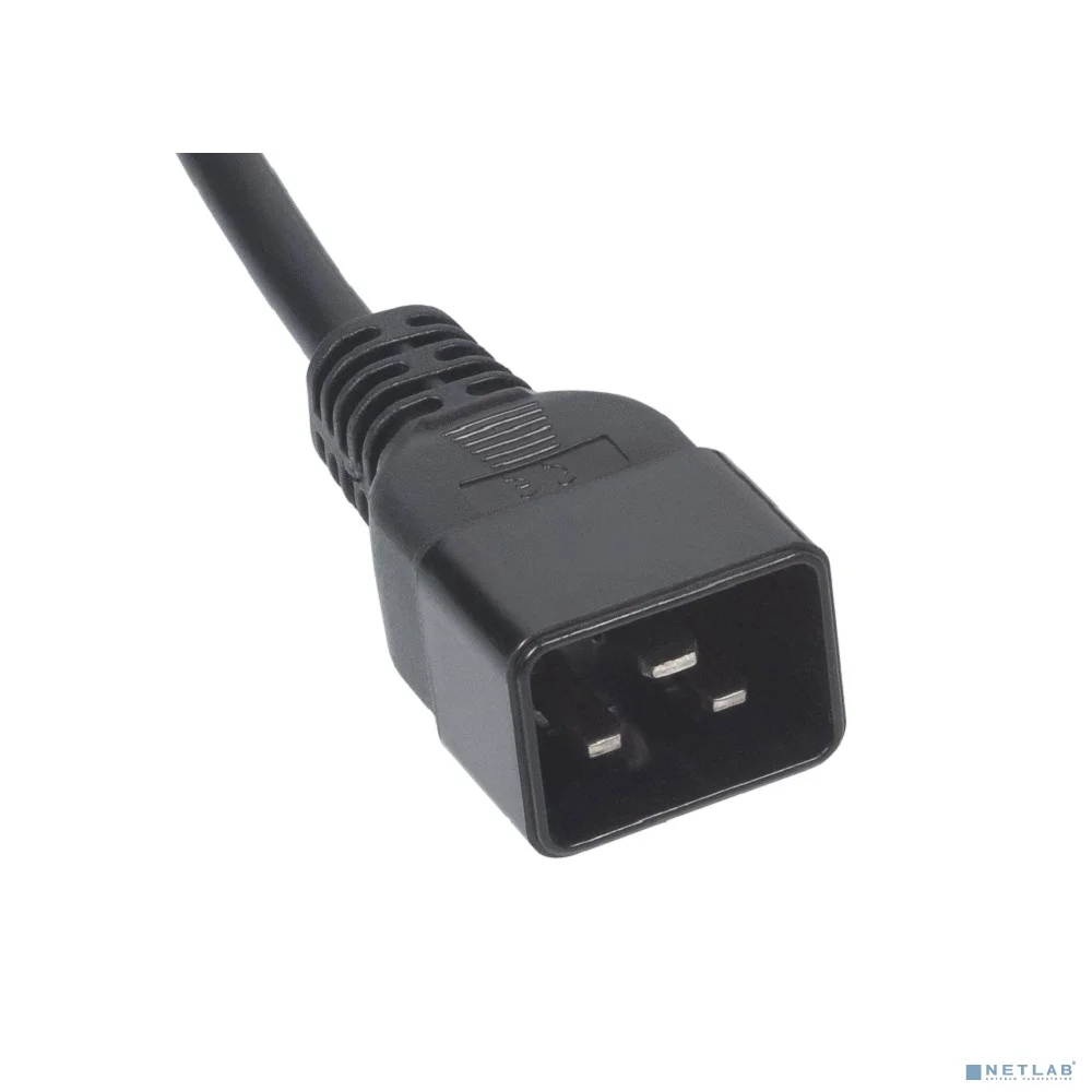 CABEUS PC-IEC19-IEC20-5M КАБЕЛЬ ПИТАНИЯ IEC 320 C19 - IEC 320 C20 (3X1.5), 16A, ПРЯМАЯ ВИЛКА, 5М
