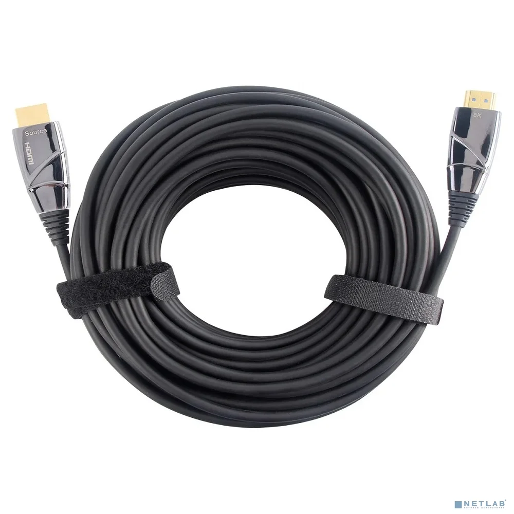 VCOM D3743-15M Активный оптический кабель HDMI 19M/M,ver. 2.1, 8K@60 Hz 15m VCOM <D3743-15M>