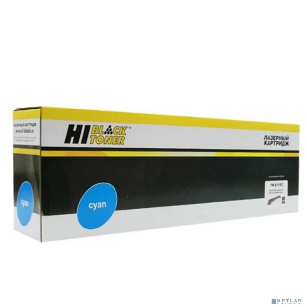 Hi-Black TK-8115C Тонер-картридж для Kyocera-Mita Ecosys M8124cidn/M8130cidn, C, 6K