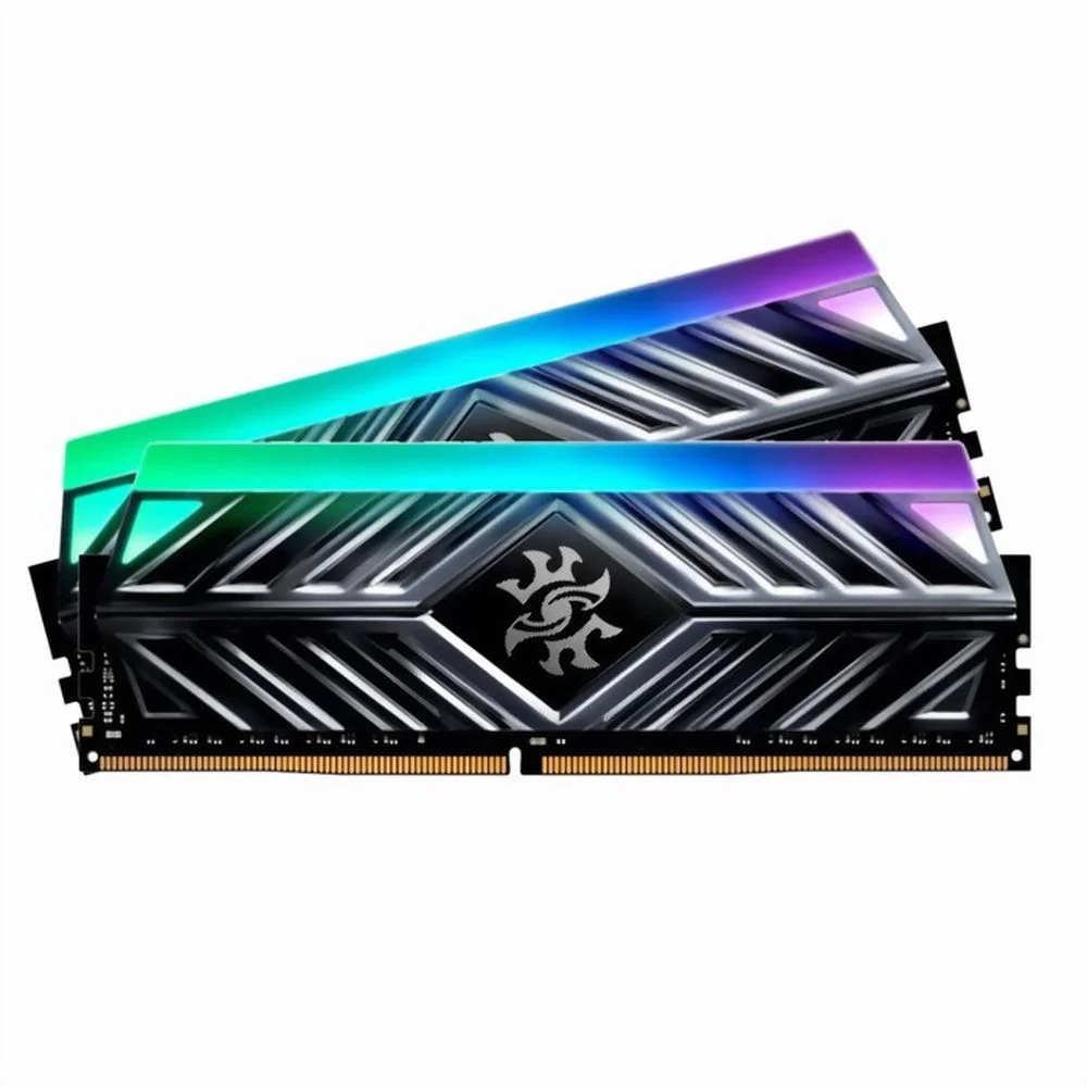 Модуль памяти ADATA XPG SPECTRIX D41 RGB Grey Gaming Memory AX4U32008G16A-DT41 16GB DDR4 3200 DIMM Non-ECC, CL16, 1.35V, Heat Shield, Kit (2x8GB), RTL, (930941)