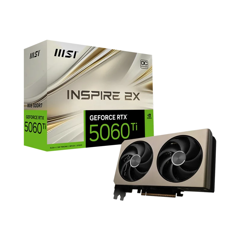 MSI GeForce RTX 5060 Ti 8G INSPIRE 2X