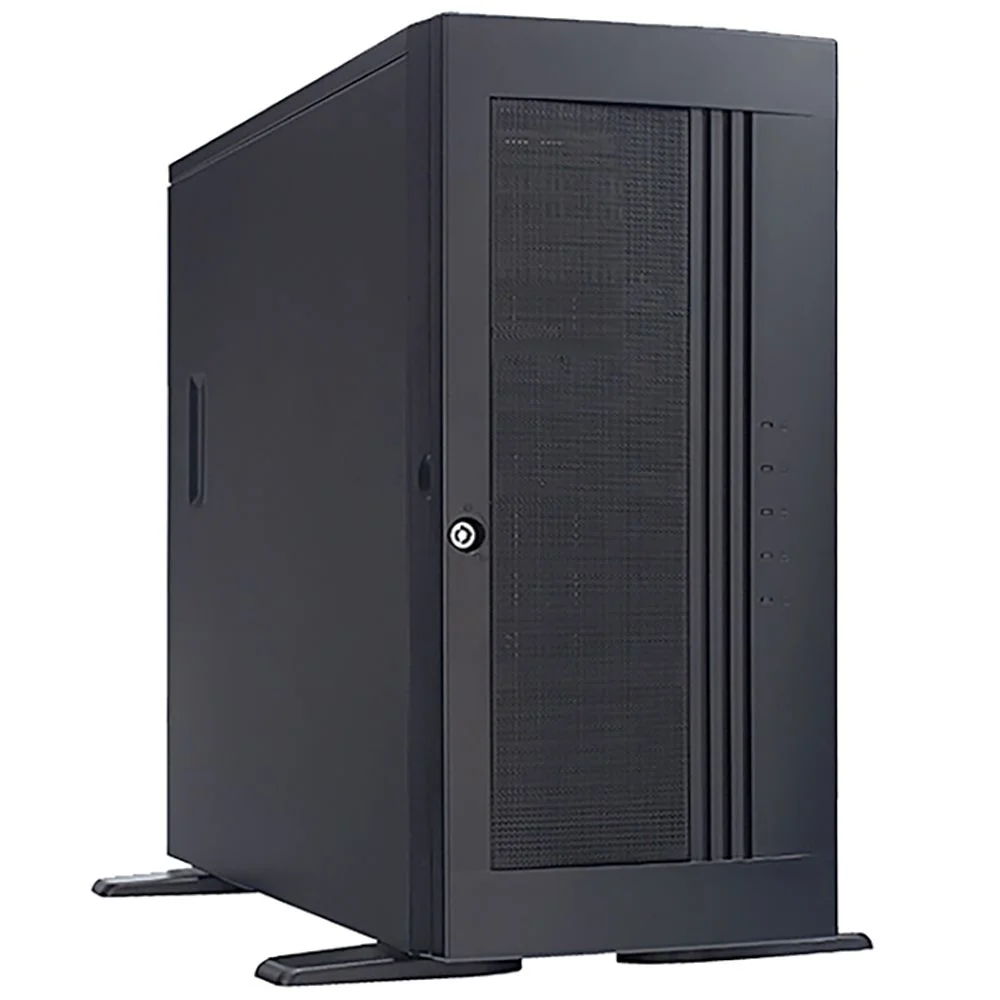 Корпус Chenbro SR10566H03*13570 USB 3.0 with 4xHotSWAP HDD cage with 12G MINI SAS HD BP, EEB (12"X13"), 1x12cm Fan, w/USB, BK, Rackable w/o PSU