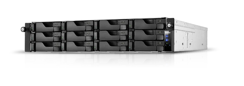 Сетевое хранилище ASUSTOR AS6512RD 12Bay/Intel Atom C3538, 2.1GHz/8GB DDR4/noHDD,LFF(HDD,SSD),/2x1GbE(LAN)/4xUSB3.2