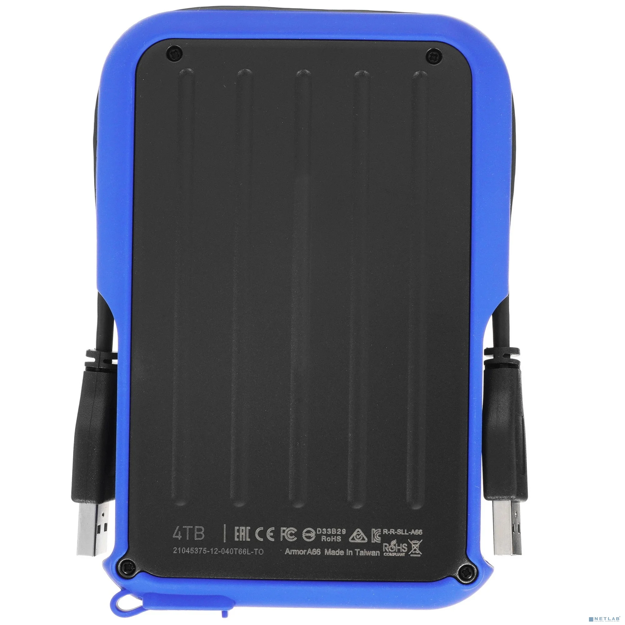 Silicon Power Portable HDD 4TB Armor A66 USB 3.2, синий, черный