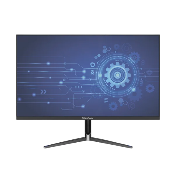 Мониор Kraftway KraftView 23.8'' LED Monitor 1920x1080, 16:9, IPS, 250 cd/m2, 1000:1, 5ms, 178°/178°, VGA, HDMI, DP, 60Hz, speak,наклон, внутр. бп. Black МИНПРОМТОРГ (МПТ) 1г