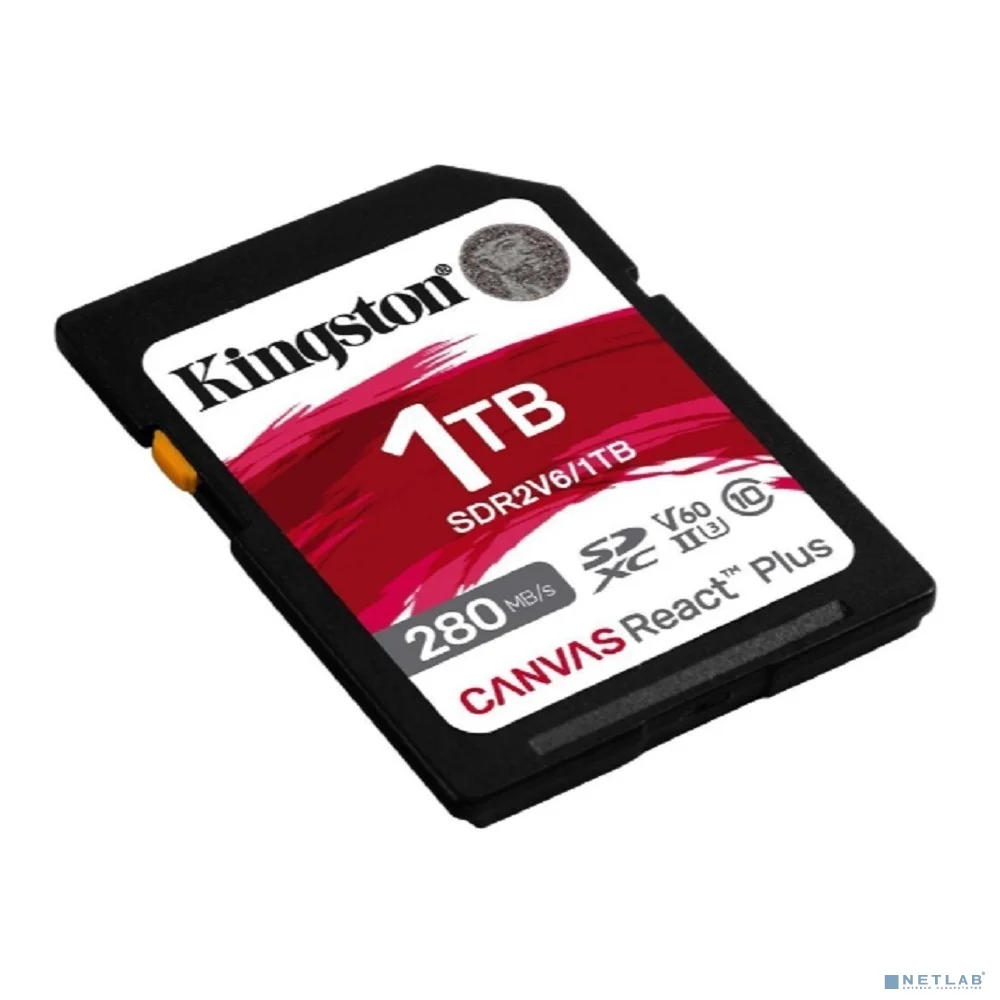 SecureDigital 1TB Kingston SDR2V6/1TB Canvas React Plus w/o adapter
