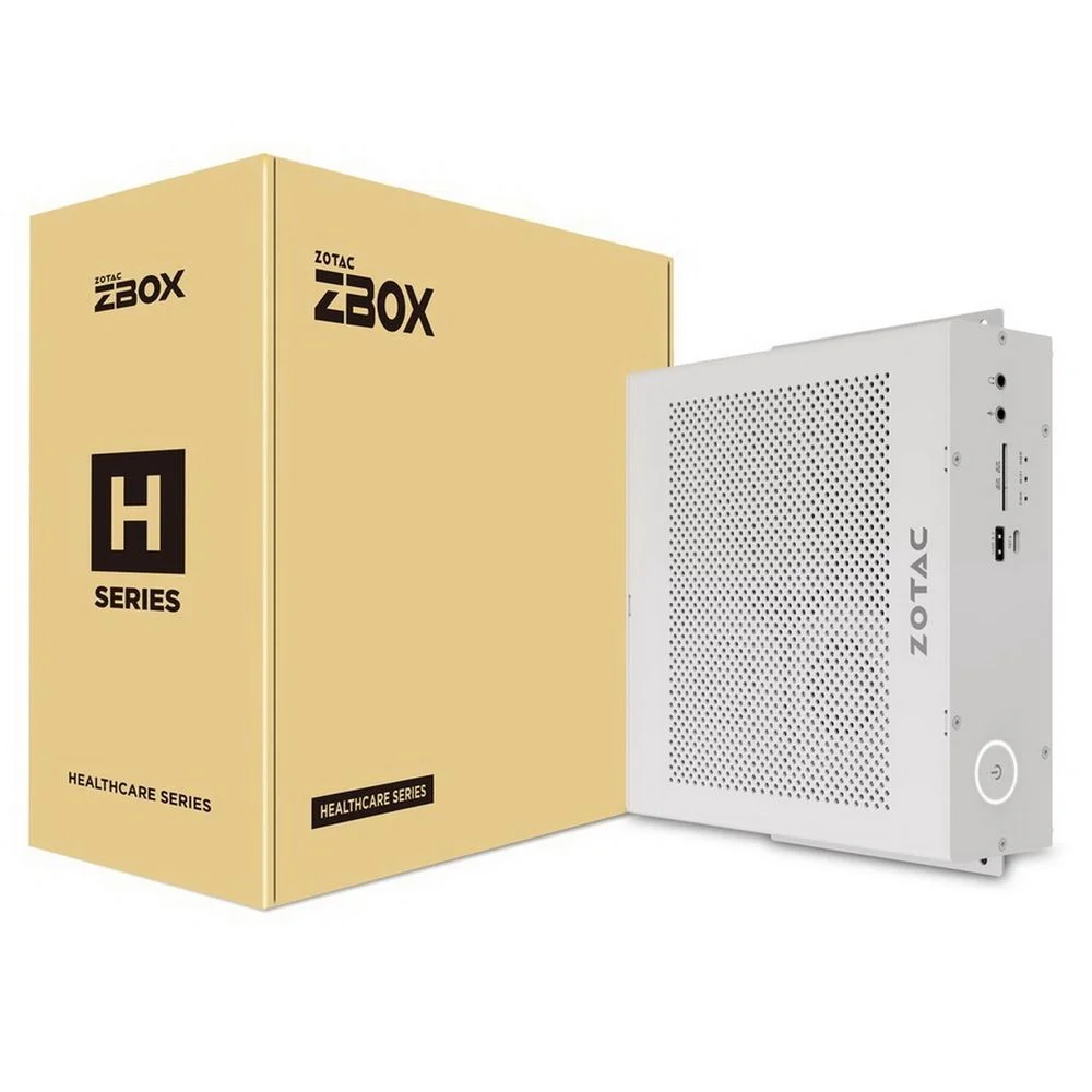 Платформа системного блока с ЦПУ ZOTAC ZBOX-H39R5000W-BE, MED, i9-13900HX, RTX 5000, 2x DDR5 SODIMM SLOT, M.2 SSD SLOT, WIFI, BT, DUAL 2.5G LAN, 2x DP, 2x HDMI, EU+UK PLUG
