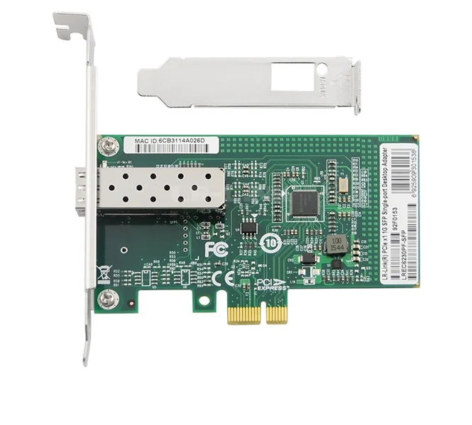 Адаптер LR-Link NIC PCIe x1, 1 x 1G SFP , Intel i210 chipset (FH+LP) 3