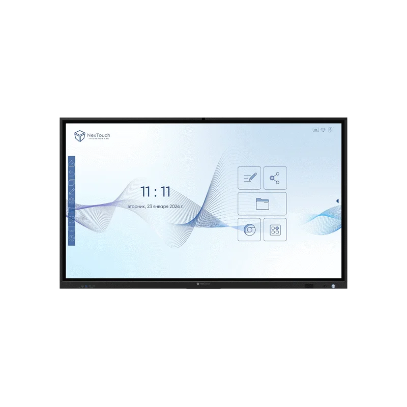Интерактиваная пенль Интерактивный комплекс NextPanel 86" (арт. IFCKV5INT86) (86", 4К (3840*2160), 400 кд/м2, 1200:1, IR, 20 касаний, Wi-Fi, Android, Intel Core i5, DDR4 8Гб, SSD 256Гб, WIN 10, Камера, Микрофон)