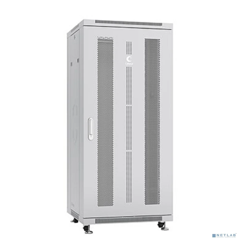 Cabeus ND-05C-27U60/100 Шкаф монтажный телекоммуникационный 19" напольный для распределительного и серверного оборудования 27U 600x1000x1388mm (ШхГхВ) передняя и задняя перфорированные двери, ручка с
