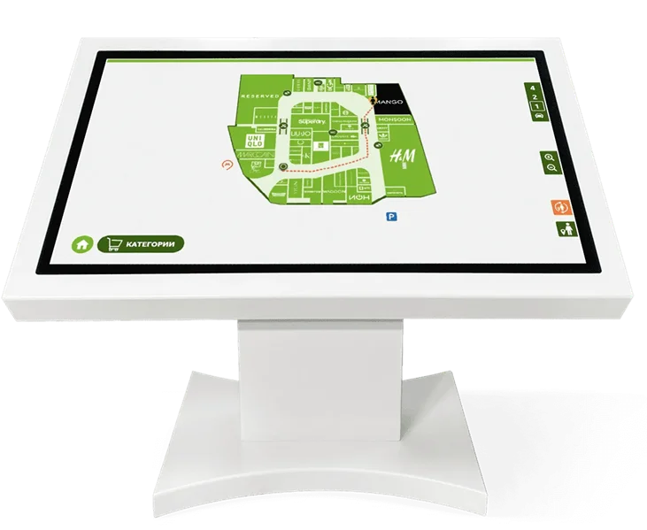 Мультимедийное устройство Интерактивный стол NexTable One 55P, 55", FHD(1920х1080), PCAP, 10 касаний, Intel Pentium, DDR4 8Gb, SSD 256Gb, Wi-Fi,USB 2.0 х 2