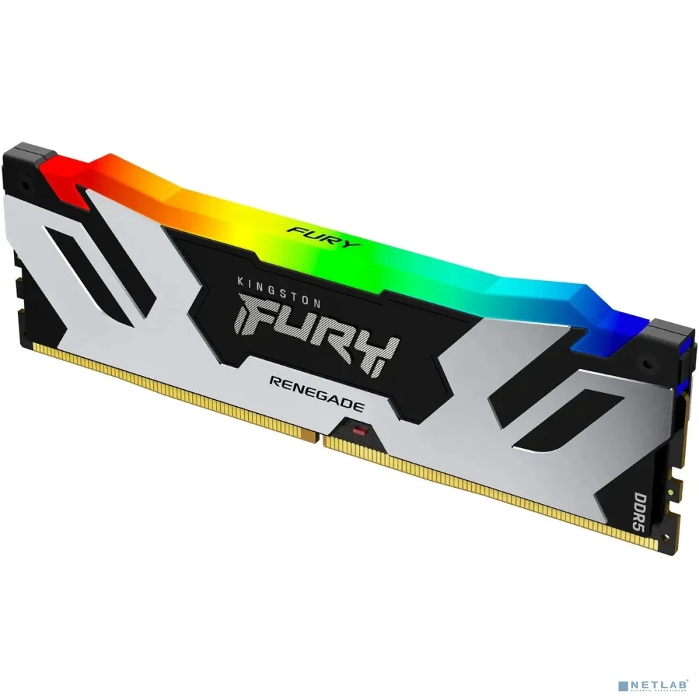 Модуль памяти Kingston 16GBDDR5 6400 DIMM FURY Renegade RGB XMP Gaming Memory KF564C32RSA-16 Non-ECC, CL32, 1.4V KF564C32RSA-16 Non-ECC, CL32, 1.4V, 1RX8288-pin 16Gbit, RTL