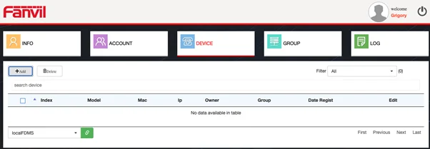 Fanvil Device Management Cloud System (FDMCS) 4