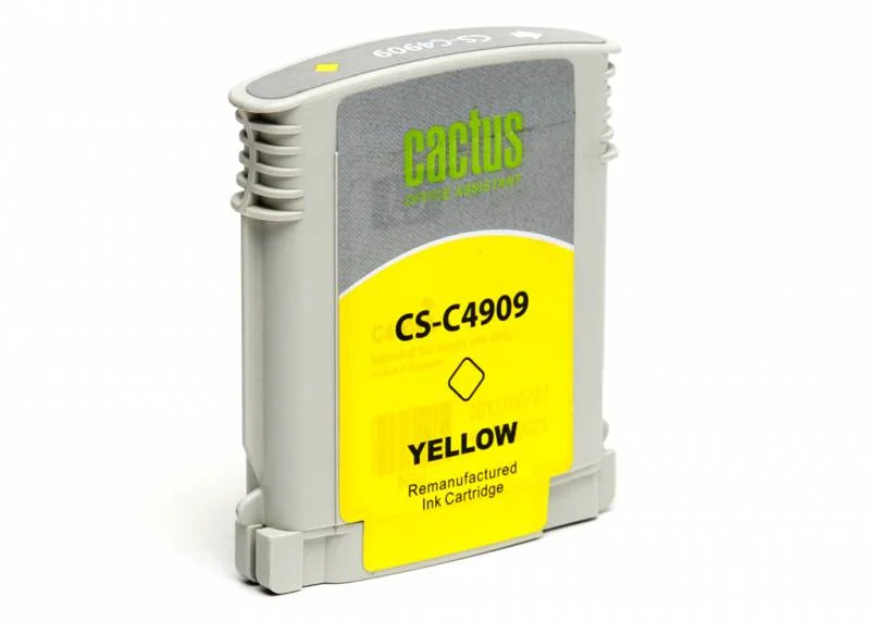 Картридж струйный Cactus CS-C4909 №940XL желтый (30мл) для HP DJ Pro 8000/8500 2