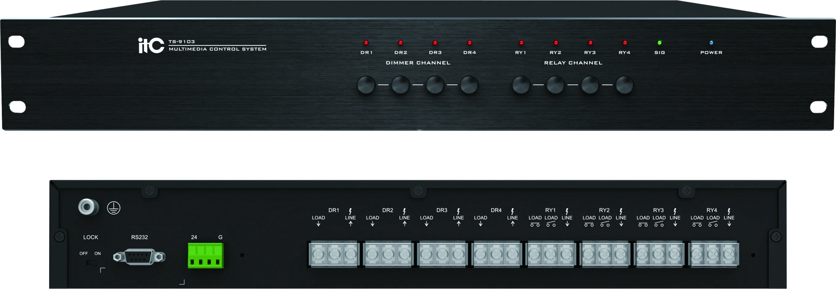ITC TS-9103 Контроллер света 4 канала 2