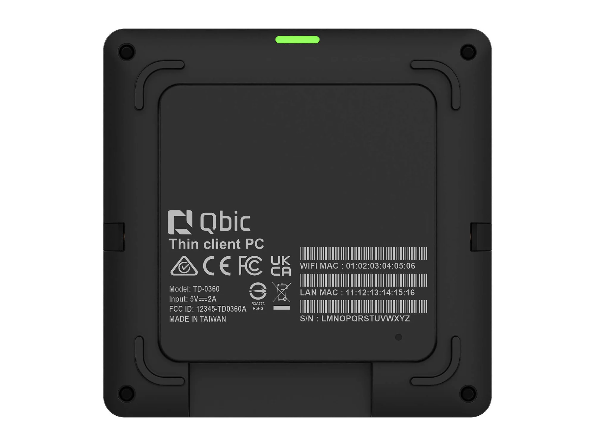 Qbic TD-0360, Панельный ПК, 3,6", серебристый 4