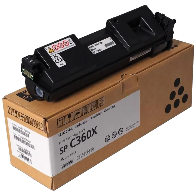 Ricoh Тонер-картридж SP C360X Black SPC361SFNw, (10000стр) (408250)