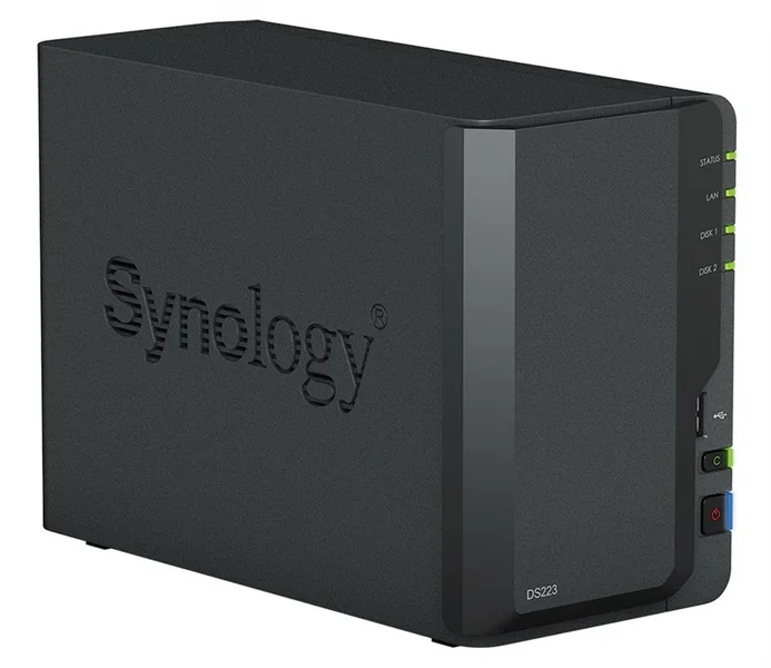 Платформа СХД Synology DS223 2 Bay GLAN 2GB DDR4 3xUSB