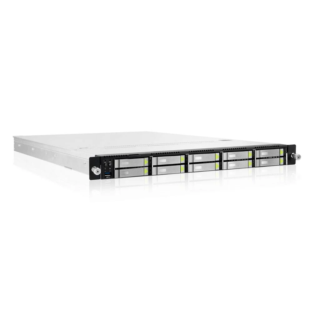 Корпус In-Win Компьютерный IW-RS110-07 Single 650w Acbel /FAN 4056mm*6/SLIMSAS *10 BP/2.5"/3.5" hot-swap HDD tray (gray color)*10/EAR SET - ear+plastic holder/handle/28"RAIL/power cord*2/I/O shield universal/ Riser Card for 1Uxx-07 series, PCIe Gen 3 x 16, left-facing 90degree