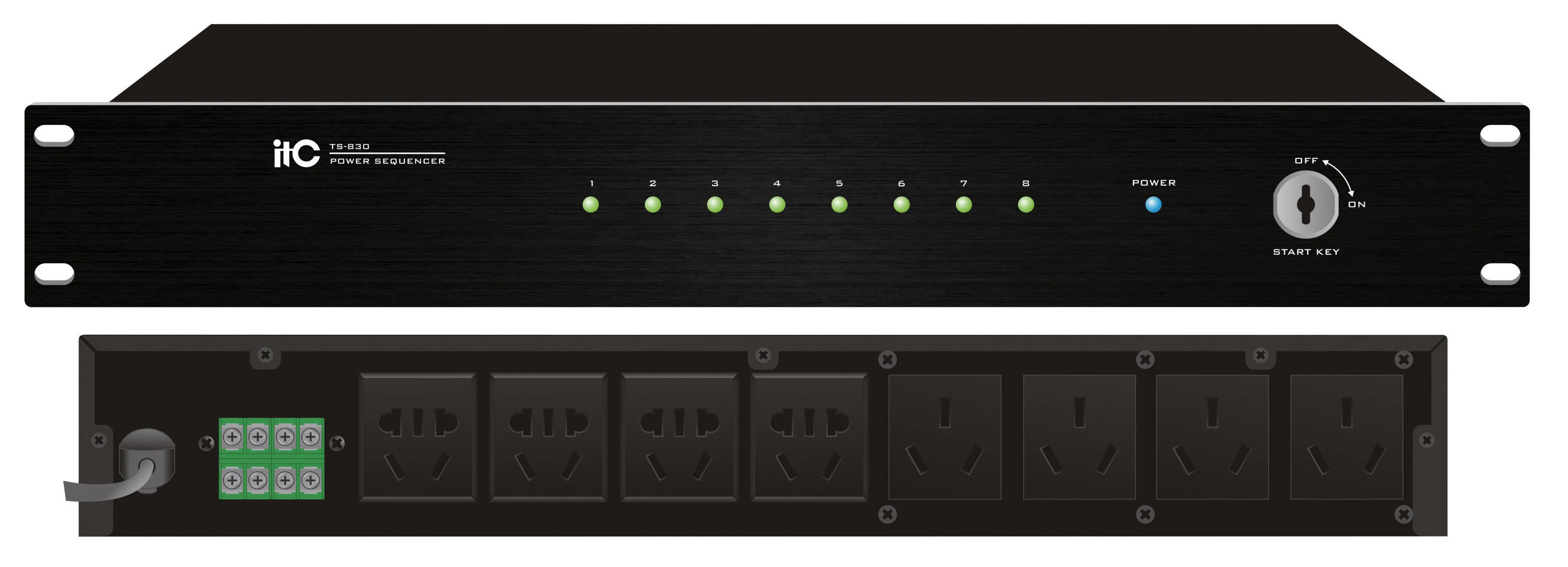 ITC TS-830 8-канальный распределитель питания 2