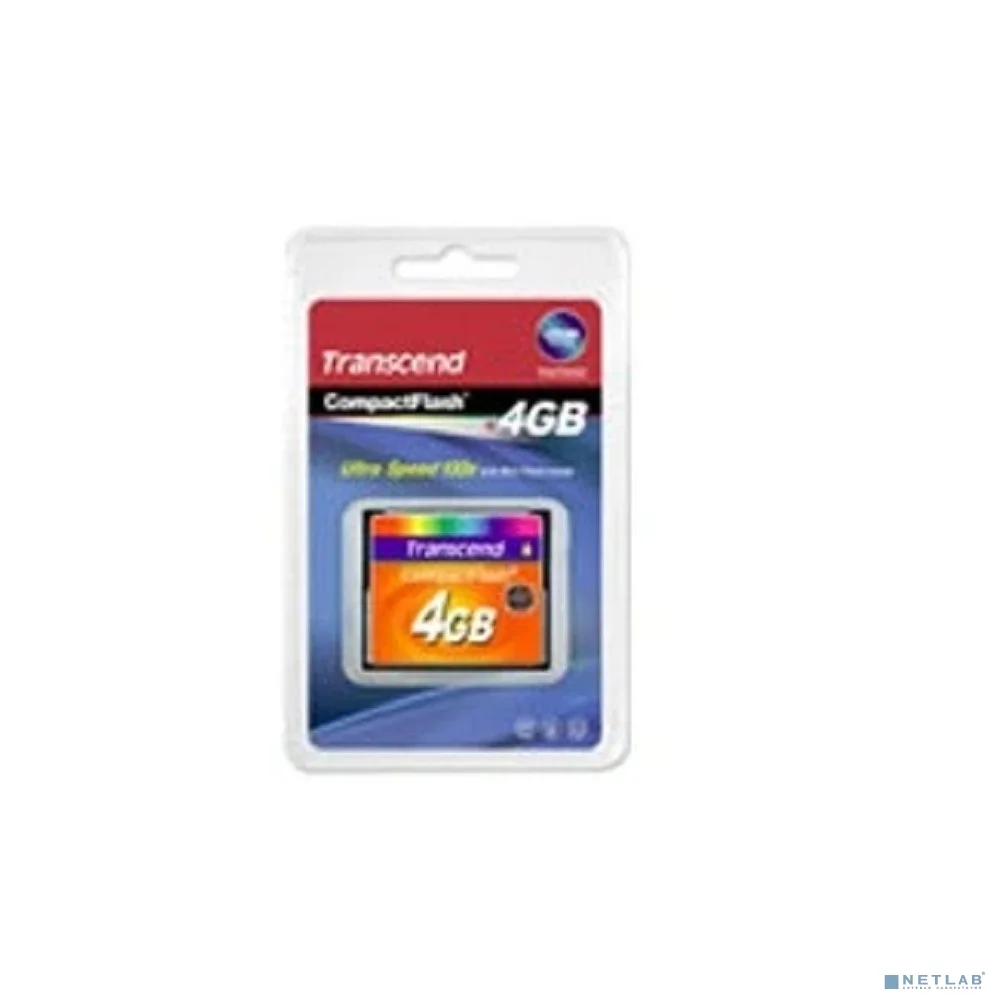 Compact Flash 4Gb Transcend (TS4GCF133) 133-x
