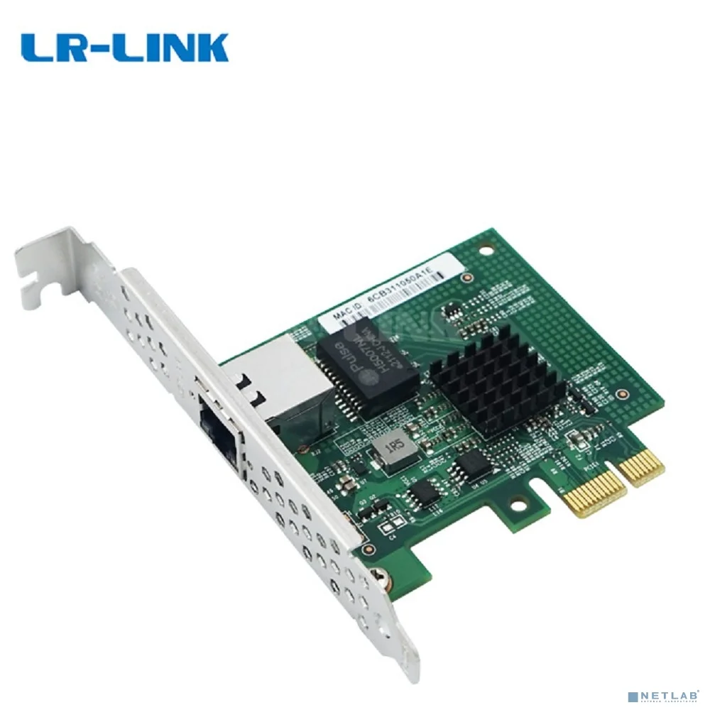Lr-Link LRES2034PT PCIe x1 1G Single Port Copper Network Card (NetSwift based)