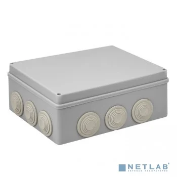 EKF plc-kmr-050-043 Коробка распаячная КМР-050-043 пылевлагозащитная, 12 мембранных вводов, уплотнительный шнур (244х190х95) EKF PROxima