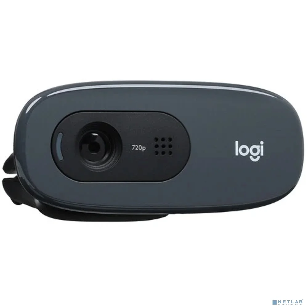 Logitech HD Webcam C270, 960-001063/960-000999 {USB 2.0, 1280*720, 0.9MP разрешение матрицы,3Mpix foto, Mic, Black}