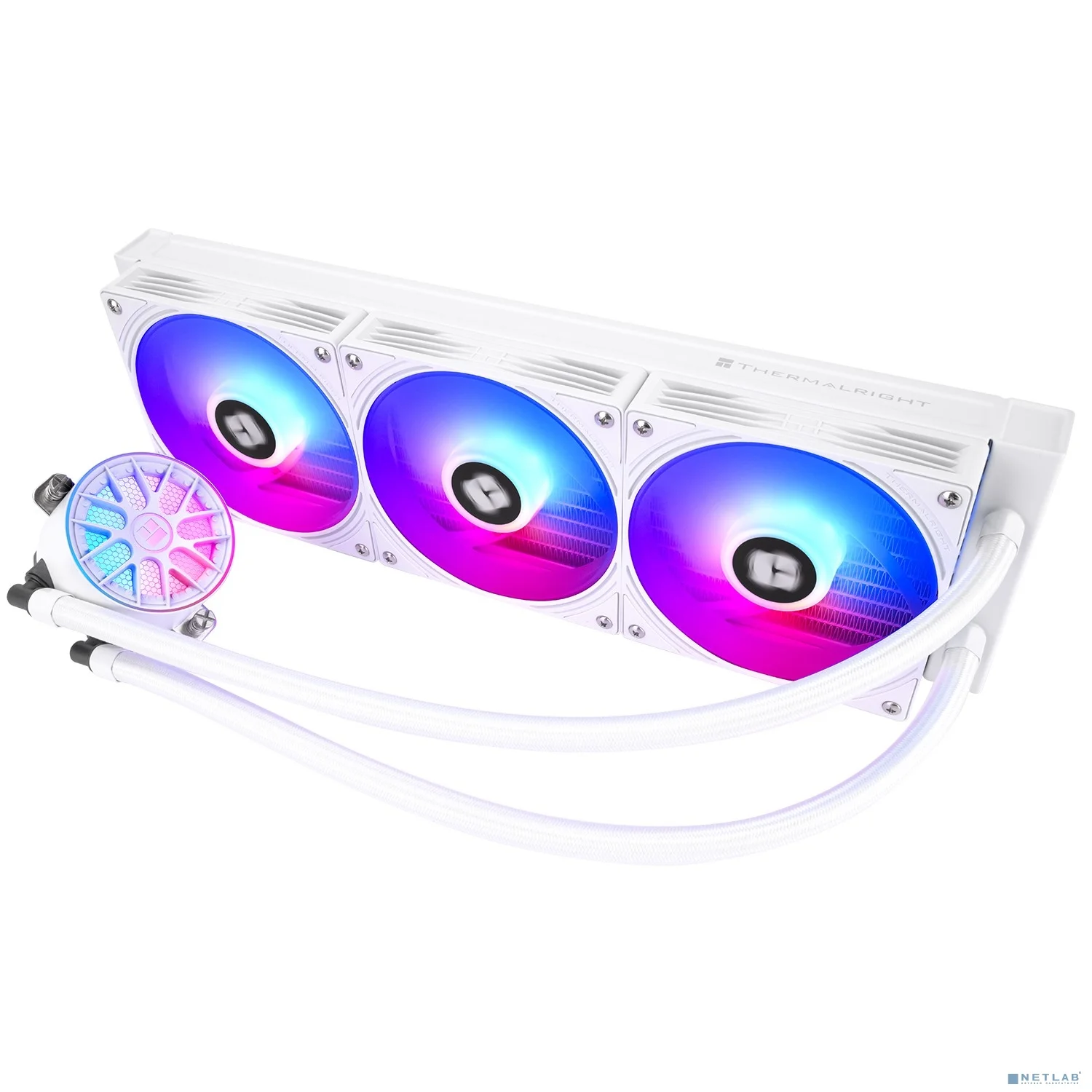 Thermalright Система водяного охлаждения Aqua Elite 360 V6 ARGB White / Black / 3x120mm ARGB PWM Fans / TRAE360V6AW
