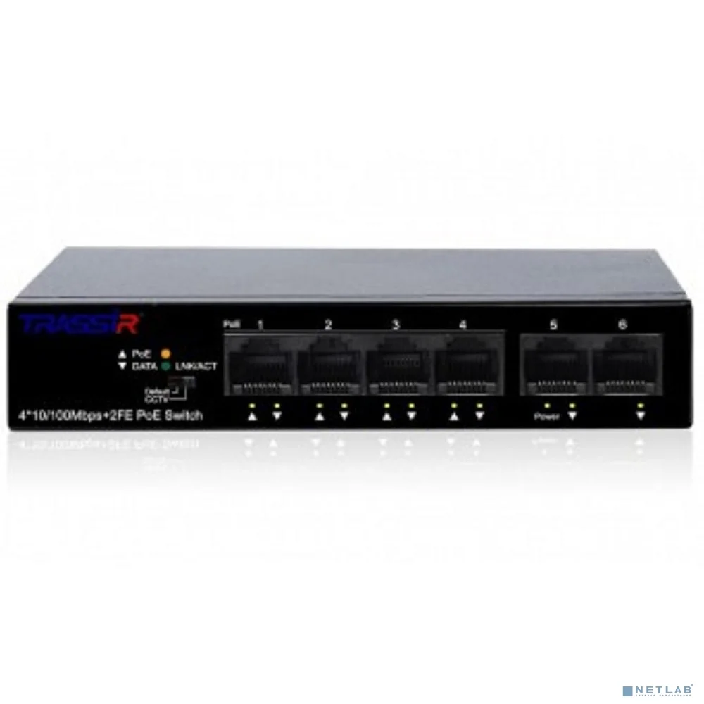 TRASSIR TR-NS1106-60-4POE РоЕ-коммутатор