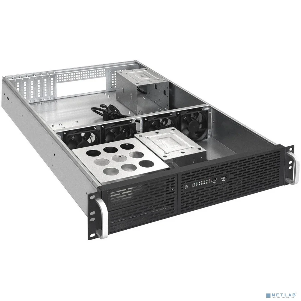Exegate EX172964RUS Серверный корпус Pro 2U650-06/2U2098L <RM 19", высота 2U, без БП, USB>