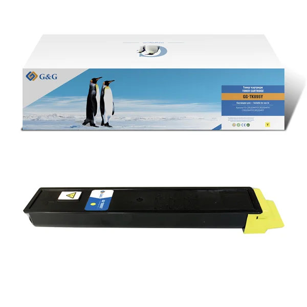 Тонер-картридж G&G GG-TK895Y желтый (6000стр.) для Kyocera Mita FS C8020/C8020MFP/C8025/C8025MFP/C8520/C8520MFP/C8525/C8525MFP