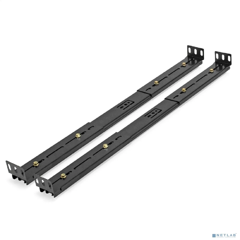 Exegate EX296302RUS Телескопические направляющие ExeGate RU-800/RU-550-22" для корпусов 1U, комплект 2 шт. (рельсы/салазки для серверных корпусов) (установочный размер 550-700 мм, высота 44 мм, длина