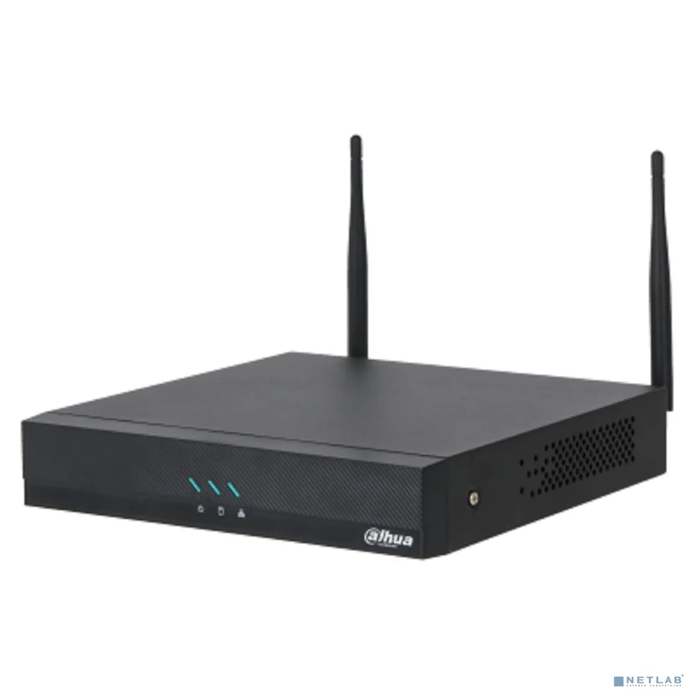 DAHUA DHI-NVR2108HC-W 8-канальный IP-видеорегистратор H.265+ с W-Fi и ИИ Входящий поток до 80Мбит/с;  1 SATA III до 20Тбайт;  1 HDMI, 1 VGA; 1 RJ45 100Мбит/с, Wi-Fi 2.4ГГц, 5ГГц 2