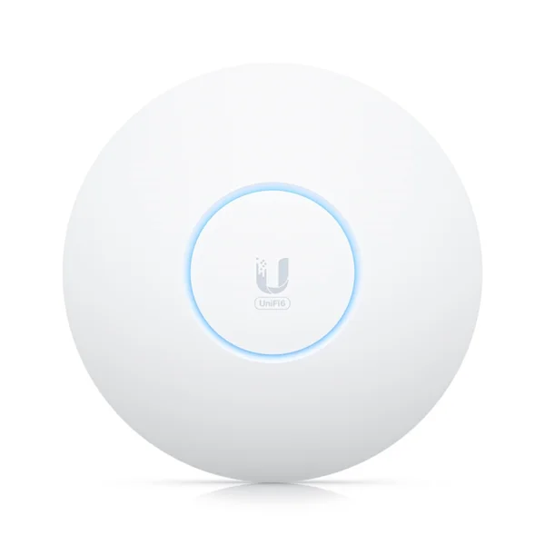 Точка беспроводного доступа Ubiquiti Access Point U6 Enterprise WiFi 6 support (2.4/5/6 GHz bands), 10.2 Gbps aggregate throughput rate, (1) 2.5GbE RJ45 port (PoE In)Powered with PoE+