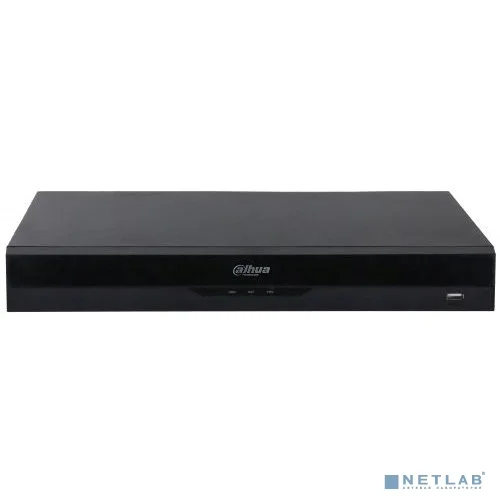 DAHUA DHI-NVR2208-8P-I2 8-канальный IP-видеорегистратор с PoE, 4K, H.265+, видеоаналитика, входящий поток до 144Мбит/с, 2 SATA III до 10Тбайт