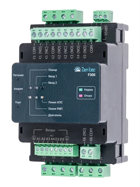 Программируемый логический контроллер Zentec Специализированный ПЛК для монтажа в шкаф управления F300