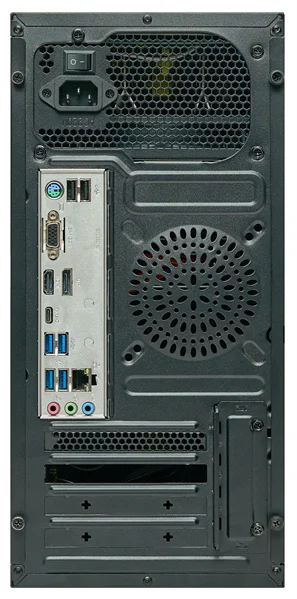 персональный компьютер ПК РАМЭК K455 MT/r5-7600(A620)/1x16GbDDR5/SSD512Gb/WiFi+BT/450W/K+M/NoOS/3YW 4